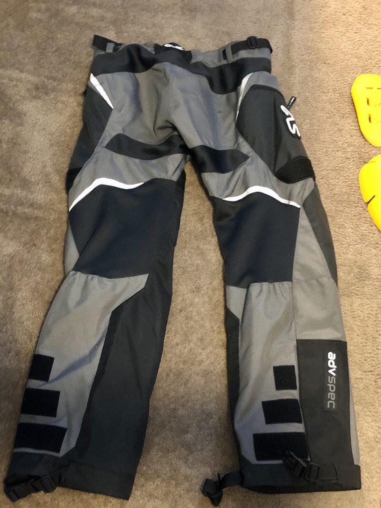 Adventure Spec Mongolia Pants and Forcefield knee and hip protection ...