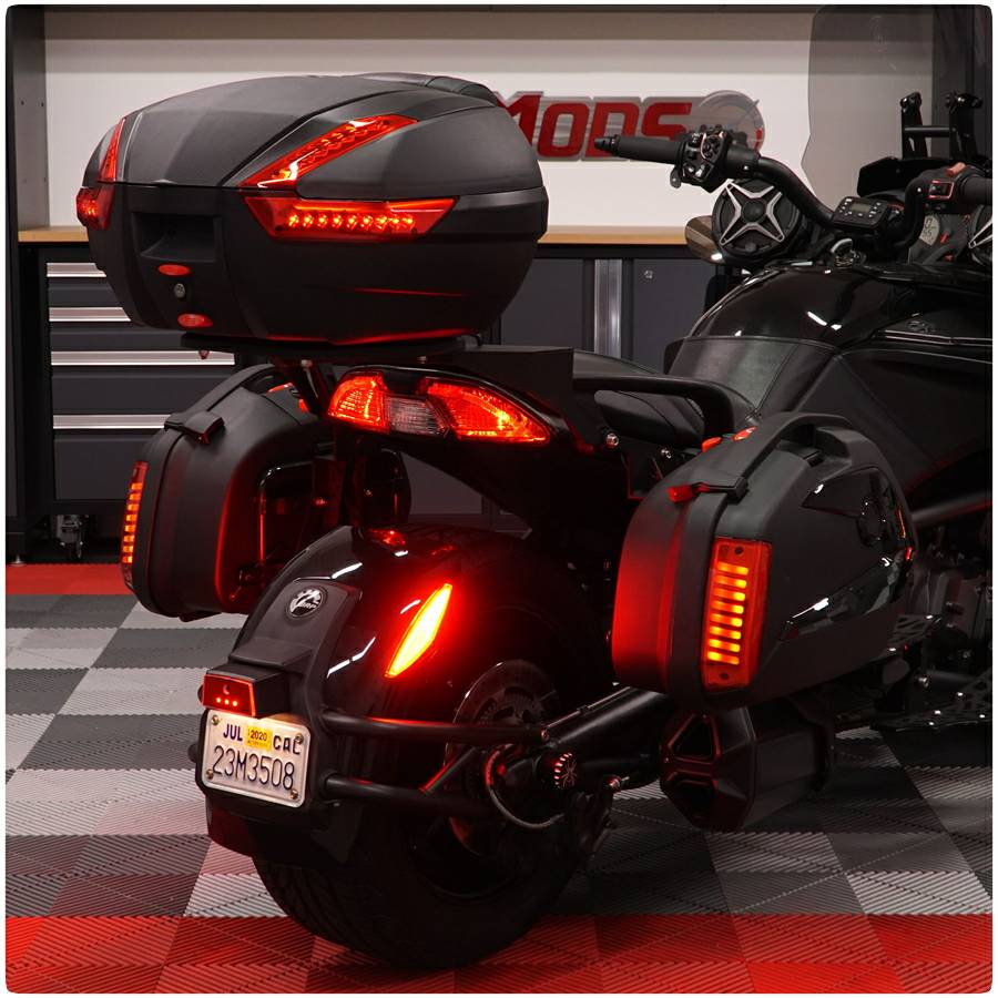 SOLD: New Can Am Spyder ST Rear Trunk Luggage Plate for Givi Kappa