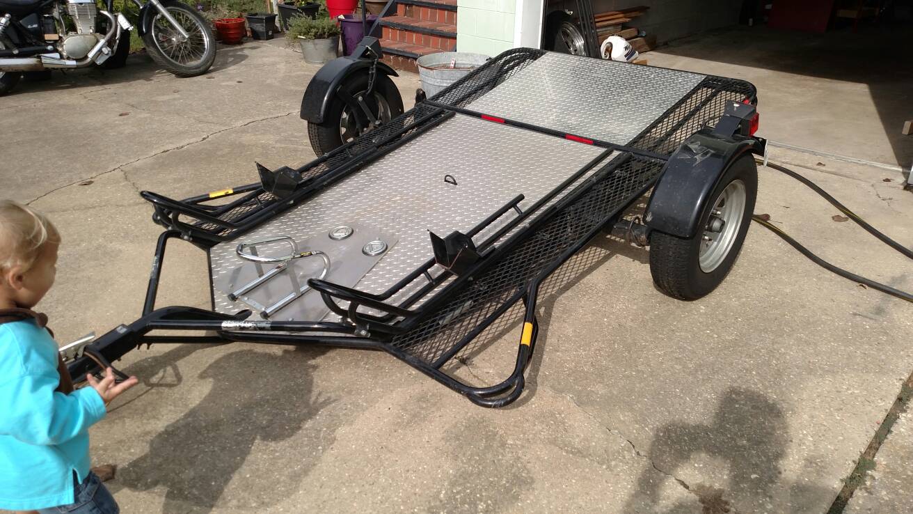 3 bike trailer