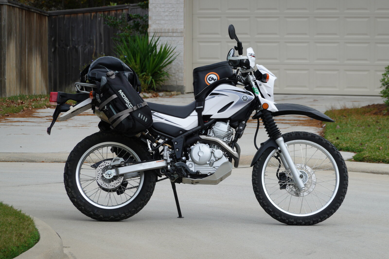 SOLD 2008 Yamaha XT250 Adventure Luggage Two Wheeled Texans