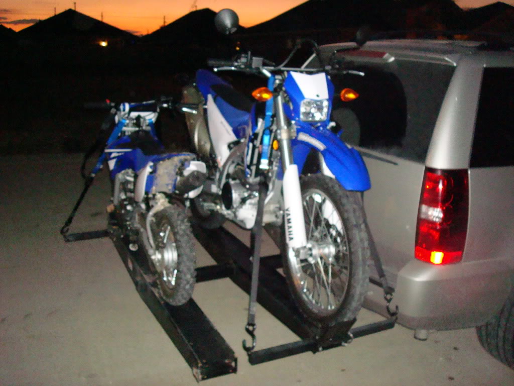 dual motorcycle hitch carrier