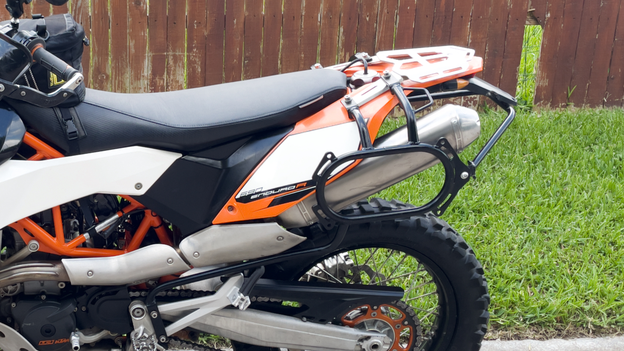 Ktm 690 luggage discount system