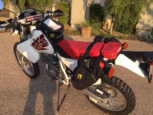 Honda xr650l sale saddlebags